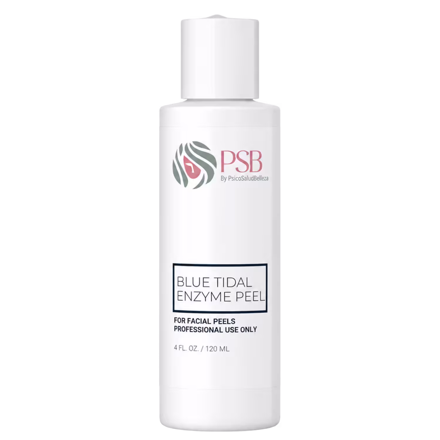 Frasco de Blue Tidal Enzyme Peel PSB Skincare para tratamientos faciales profesionales, 4 FL. OZ. / 120 mL