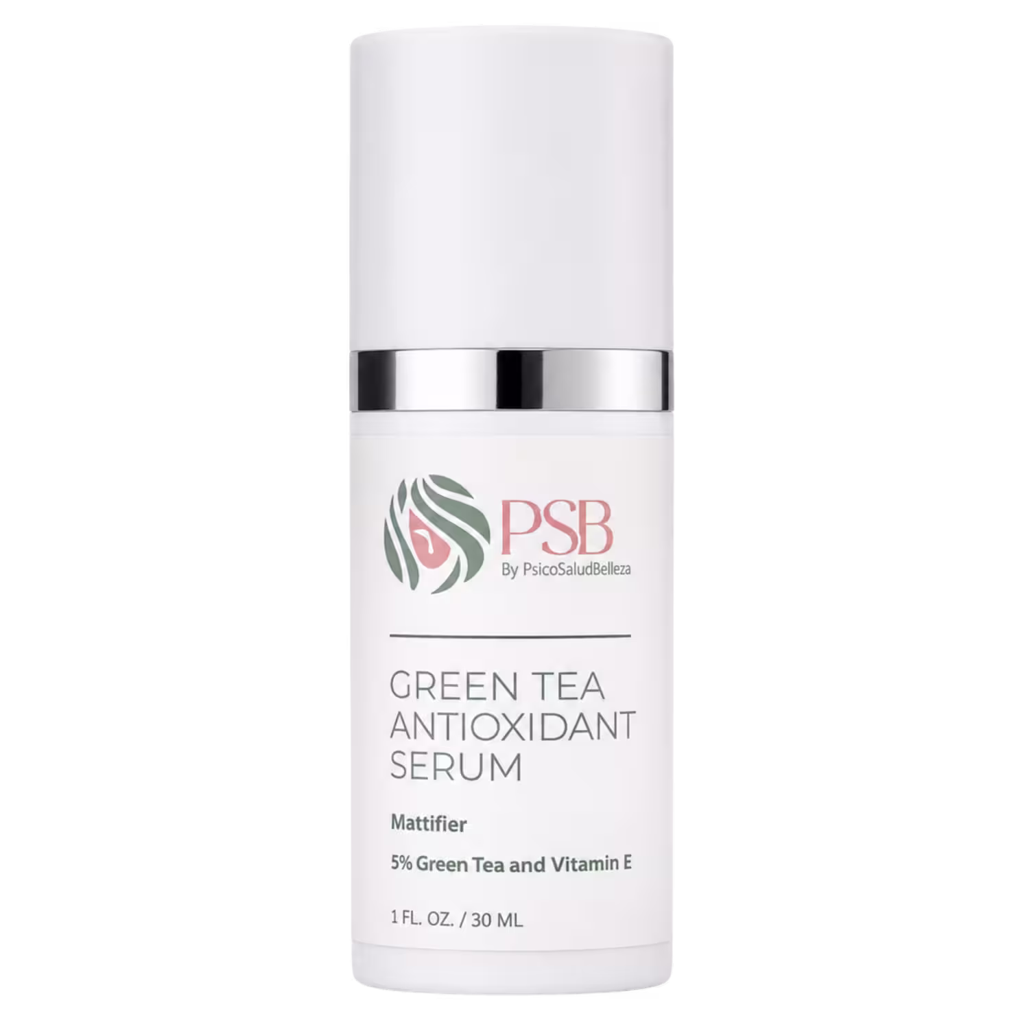Suero matizante antioxidante Green Tea Antioxidant Serum PSB Skincare con extracto de té verde al 5% y ácido hialurónico, 1 FL. OZ. / 30 mL
