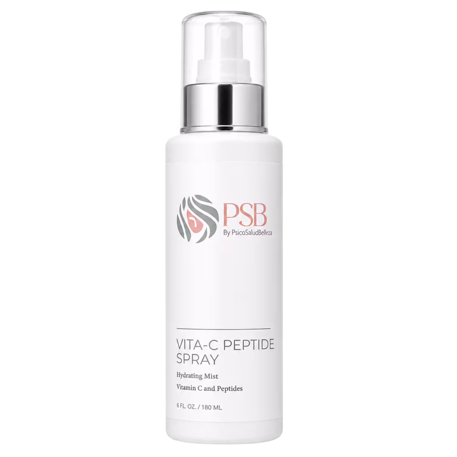 Bruma hidratante de aromaterapia Vita-C Peptide Spray PSB Skincare con vitamina C y extracto de algas, 6 FL. OZ. / 180 mL