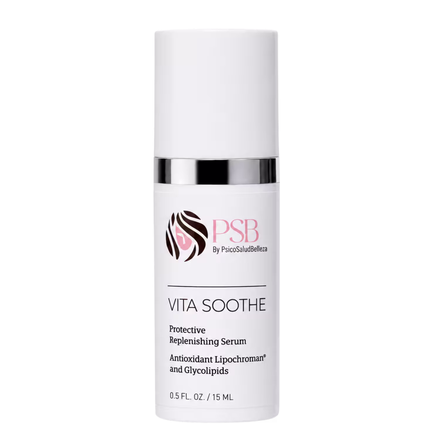 Suero reposicionador Vita Soothe PSB Skincare con Lipochroman y vitaminas E y F, 0.5 FL. OZ. / 15 mL