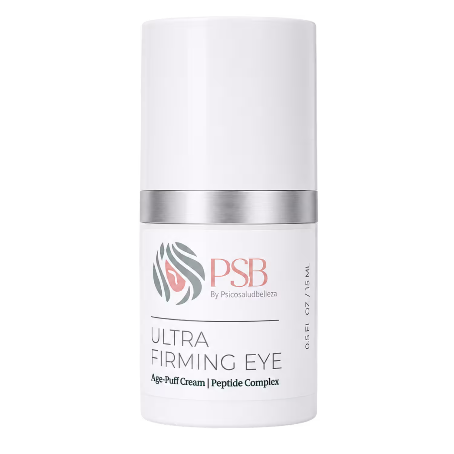 Crema tensora Ultra Firming Eye 360° PSB Skincare con complejo de péptidos activos y extracto marino para hinchazón y ojeras, 0.5 FL. OZ. / 15 mL
