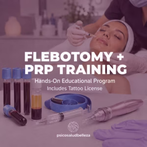 Phlebotomy PRP and Tattoo License complete needle aesthetics package by PSB Academy Florida